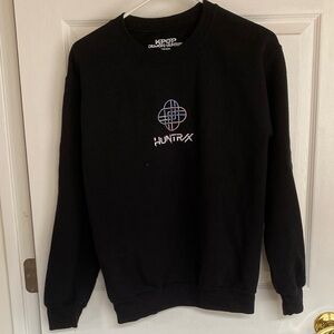 K-Pop Demon Hunters Huntrix embroidered crewneck sweatshirt